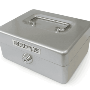 Cofre metálico con gaveta 20cm
