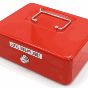 Cofre metálico con gaveta 25cm