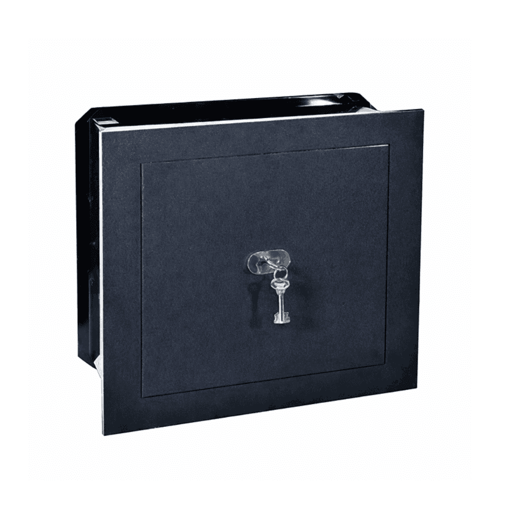 Caja fuerte para empotrar con 2 estantes