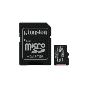 Tarjeta MicroSD 64GB Kingston Canvas