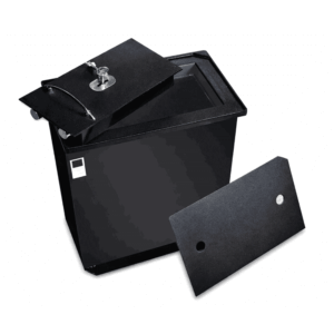 Caja fuerte para empotrar en piso con llave