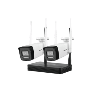 Kit de Cámaras de Seguridad WiFi Hikvision con NVS 4 Canales y 2 Cámaras Exterior