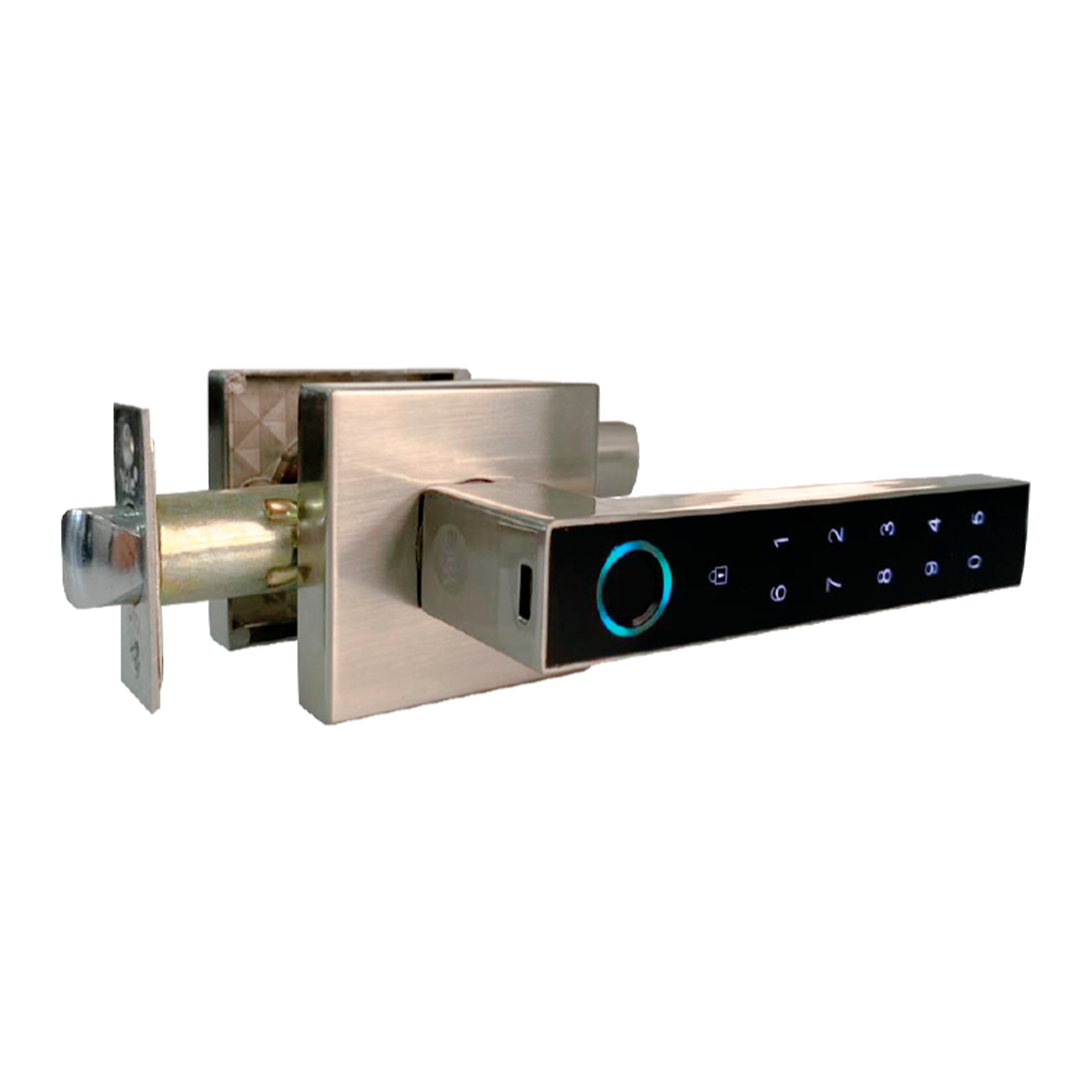 manija biométrica con teclado