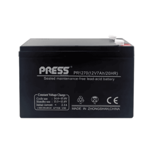 Batería para alarma domiciliaria 12V 7Ah Premium Press