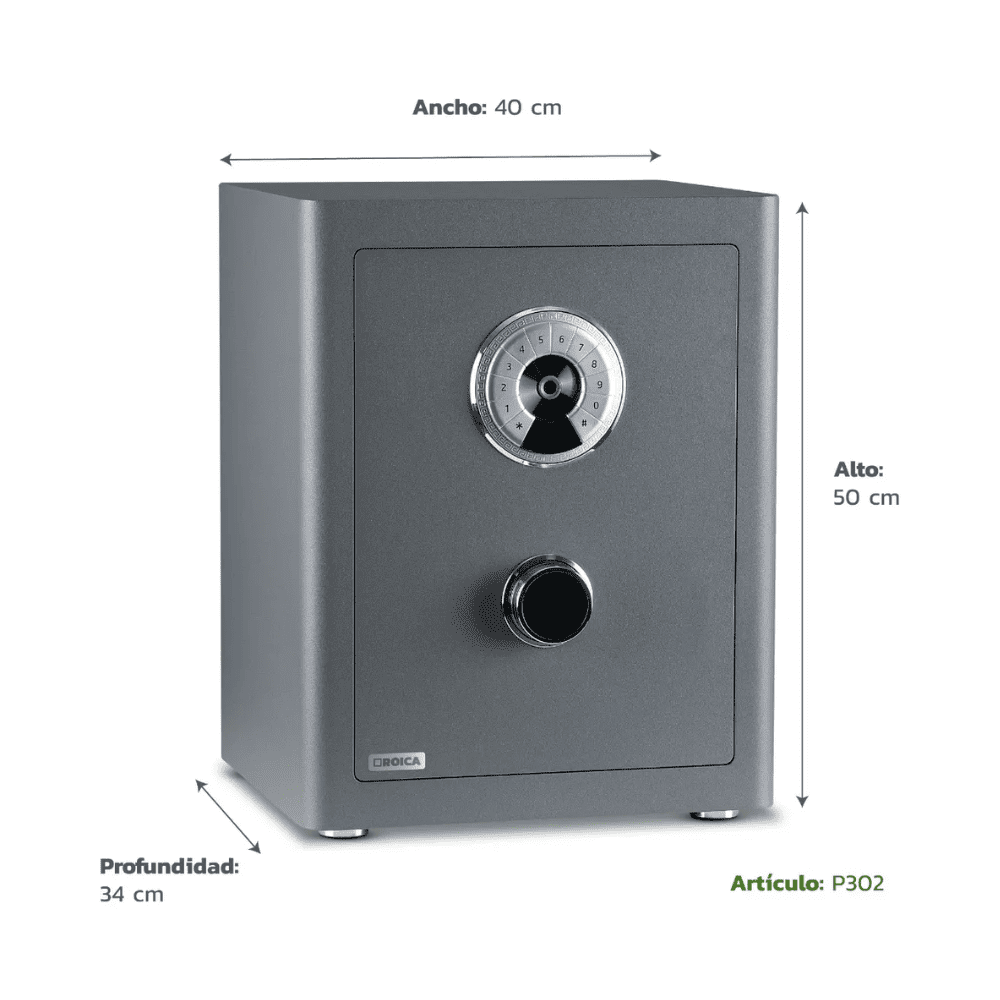 Caja fuerte para abulonar biométrica premium - Imagen 3