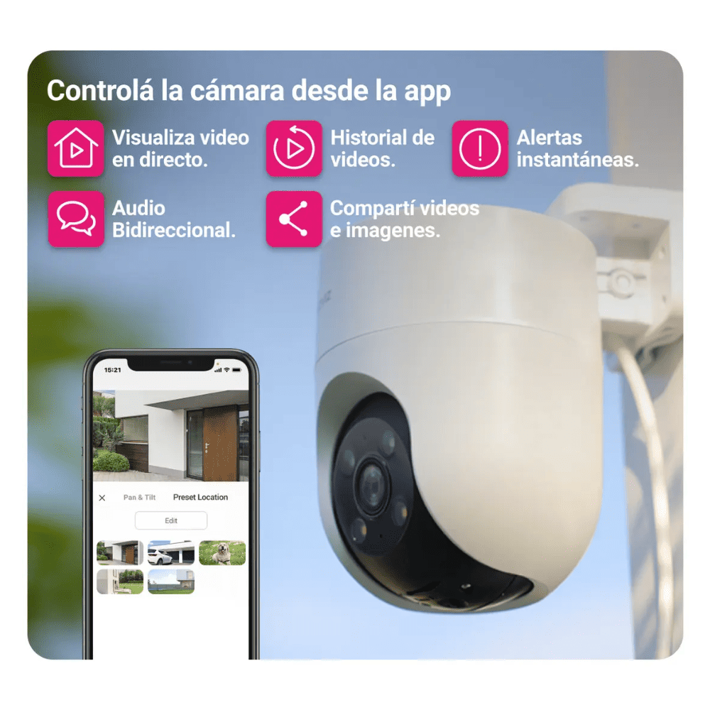 Cámara PTZ Ezviz H8C 3MP - Imagen 4